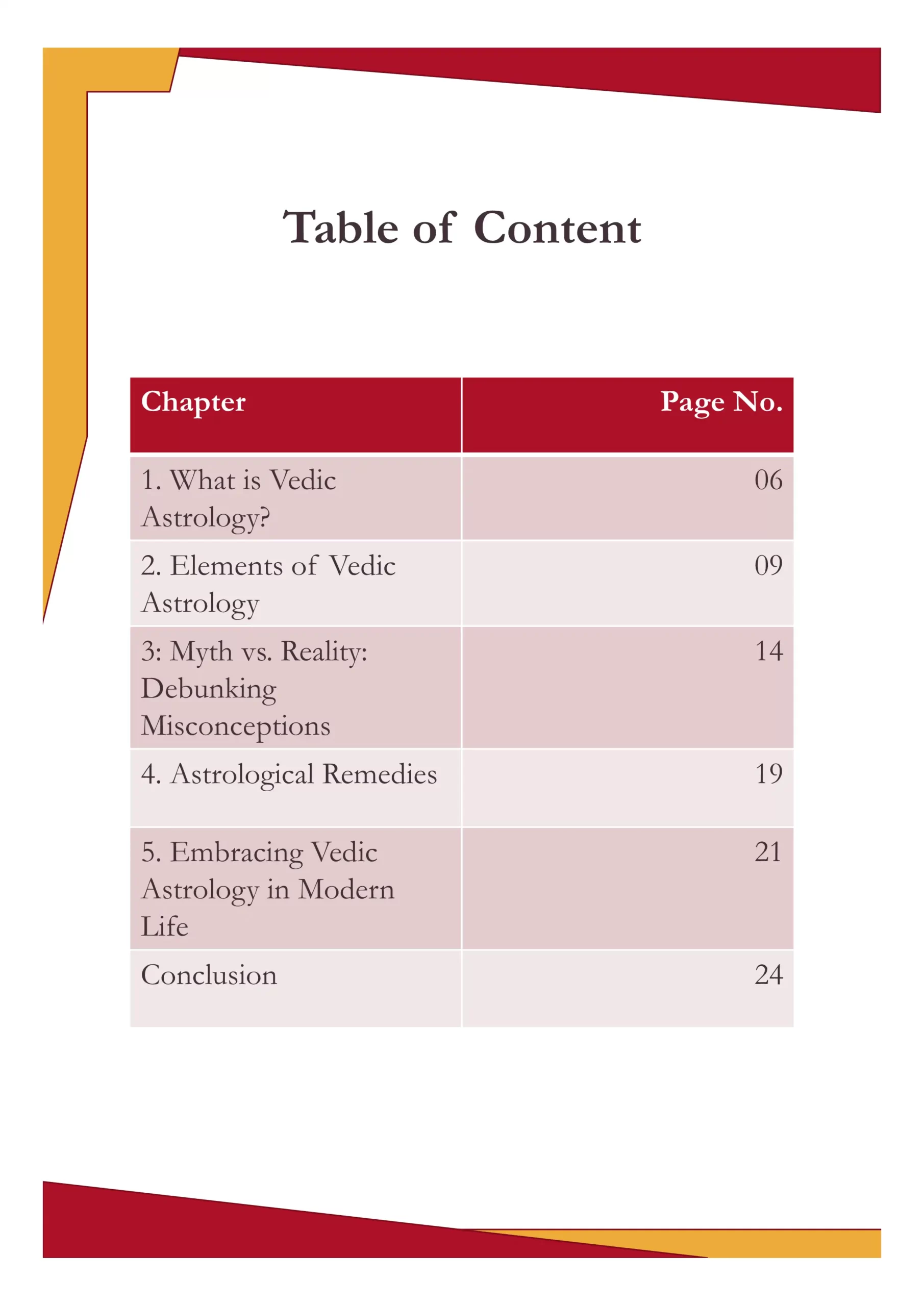 Vedic Astrology Demystified: Debunking Misconceptions About Jyotish Free Book4