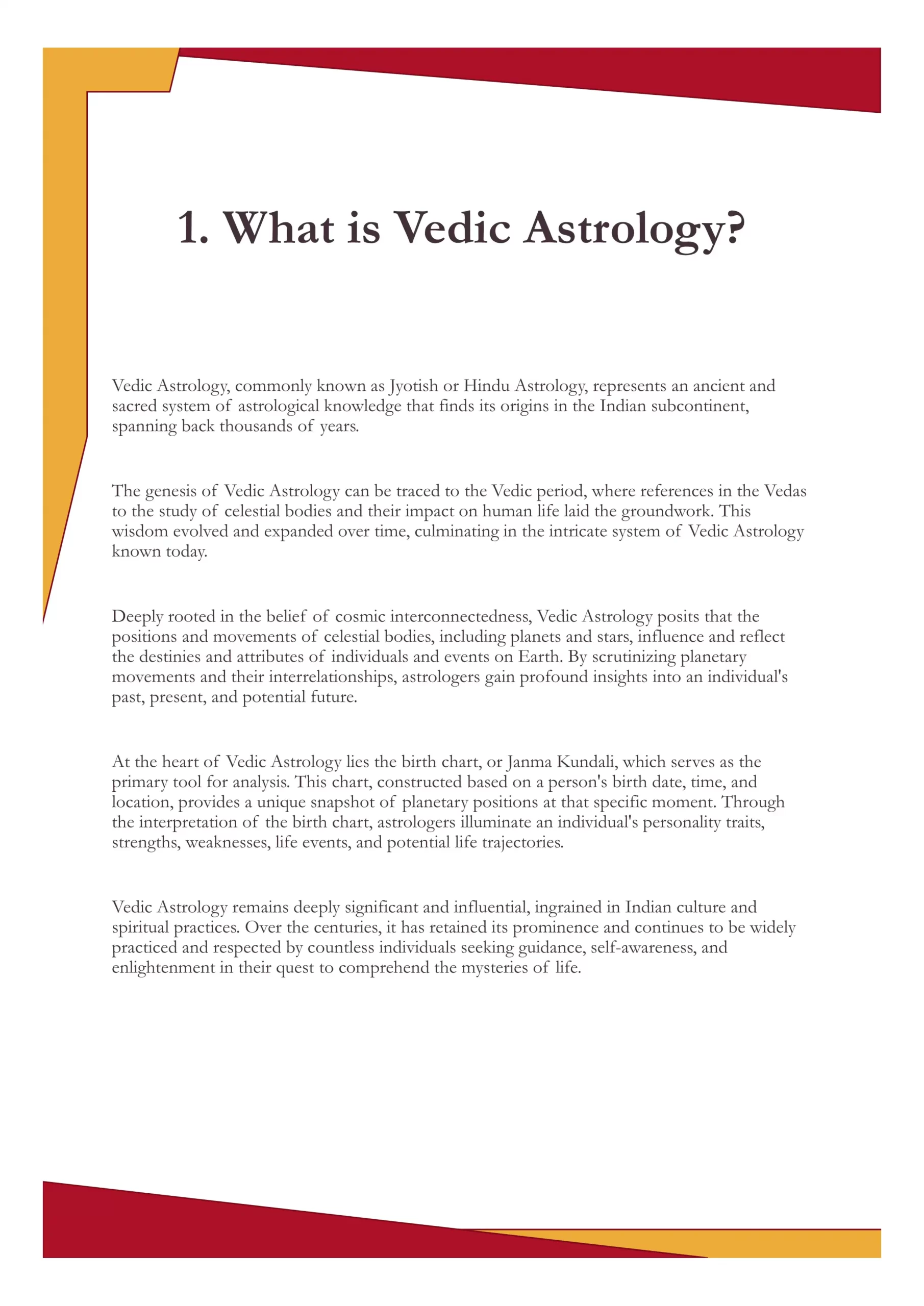 Vedic Astrology Demystified: Debunking Misconceptions About Jyotish Free Book5