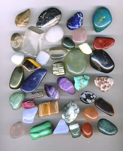 gemstone pebbles